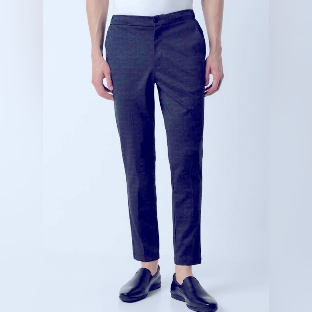 Spider cotton blend black Pants adjustable waist Waist sz 30-32" made in Italy